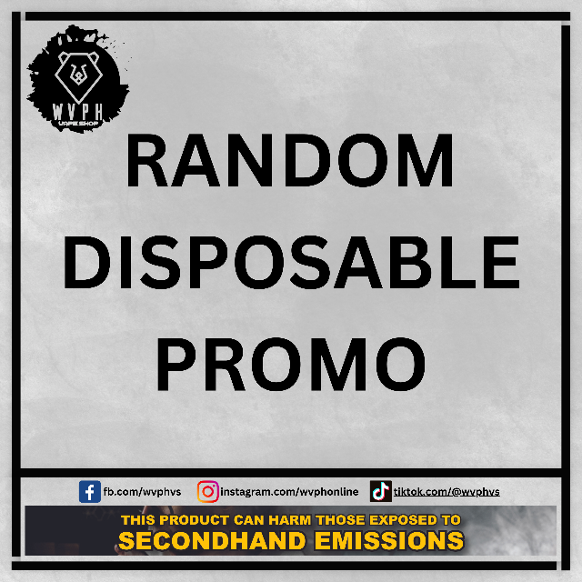 Disposable (RANDOM DISPO PROMO) WVPH VS Disposable (RANDOM DISPO PROMO) WVPH VS
