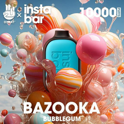 instabar 10k, instabar flavors, instabar vape, instabar flavor guide, instabar 10000 puffs, instabar 10k flavor, bazooka, bubblegum