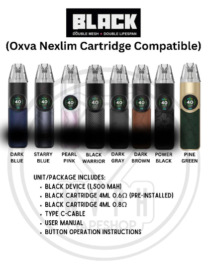 nexlim, nexlim cartridge, oxva, oxva nexlim