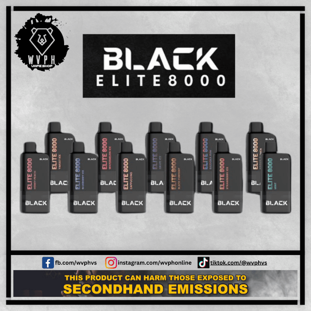 black elite, black elite flavors, black elite 8000, black elite vape, black elite front side, black elite closed-up, black elite shopee, black elite lazada, black elite near me, black elite facebook