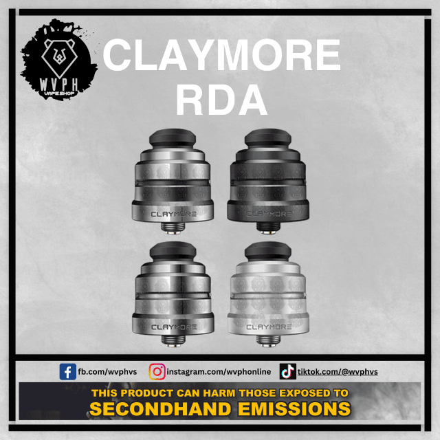 claymore rda, claymore rda full kit edition, claymore vape, claymore single coil, claymore shopee, claymore lazada, claymore facebook, claymore lalamove, claymore rda price, claymore review, claymore youtube