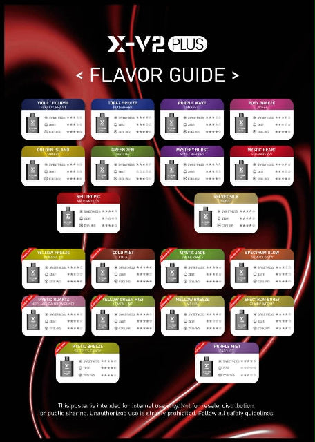 DISPOSABLE, V2 FLAVOR, XVAPE