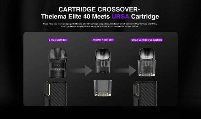 Thelema Elite 40, Thelema Elite 40 Adapter, lost vape adapter