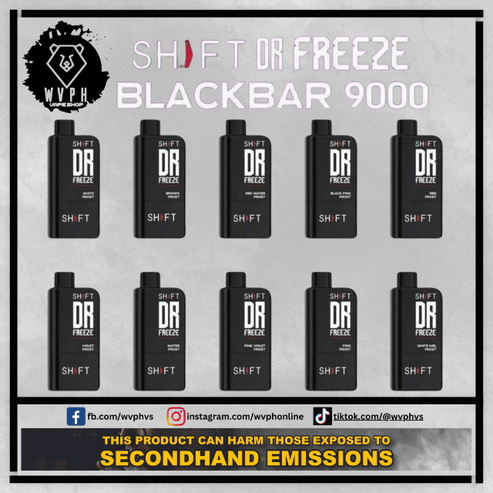 Shft Dr Freeze BLACKBAR 9000 Puffs – WVPH VS