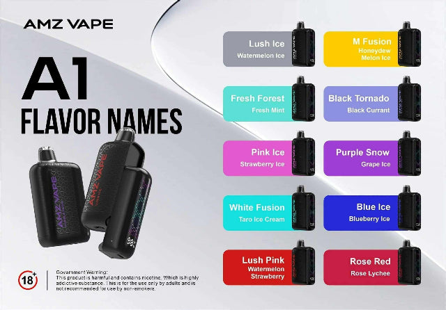 amz vape, amz a1 vape, amz flavor, amz vape flavor guide