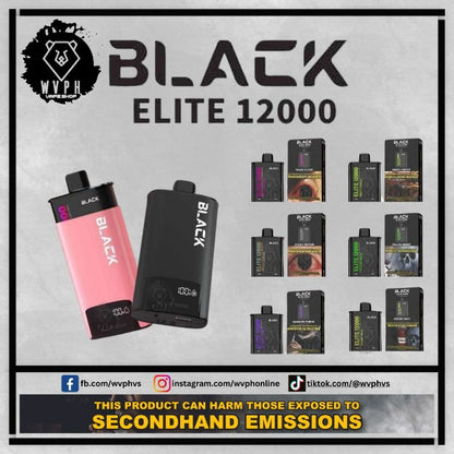 Black Elite V2 12k Puffs – WVPH VS