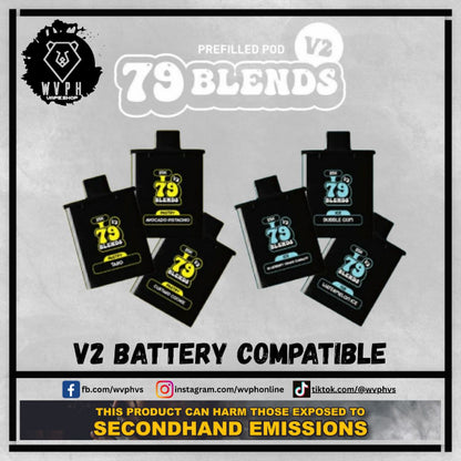 v2 black elite, v2 vape, v2 pods, 97 blends, 79 blends flavor
