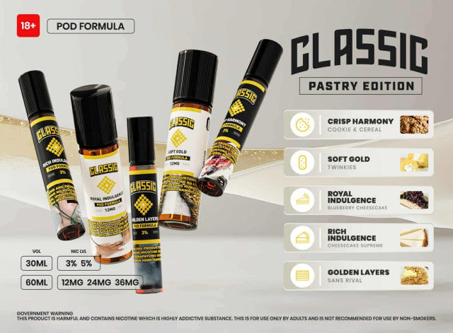 classico pastry, classico vape juice