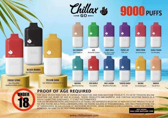 Shop Chillax Disposable Puff Pods with great discounts and prices