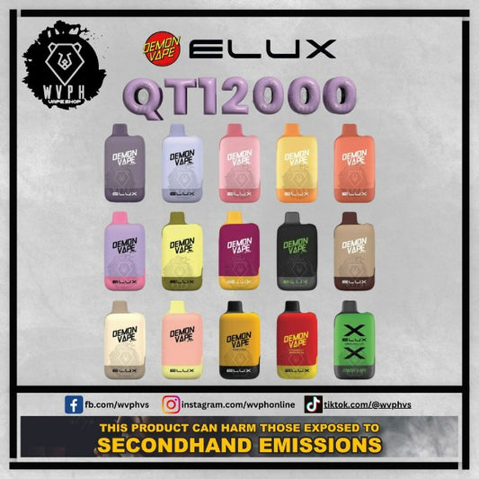 demonvape qt12000, demonvape flavor quide, demonvape elux, demonvape elux qt12000, demonvape disposable, demonvape juice