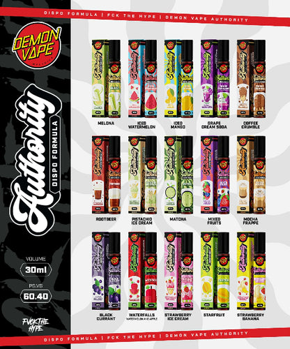 demonvape, authority juice, pod formula, demon juice