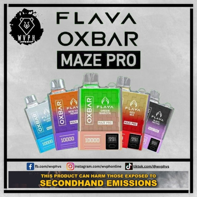 FLAVA OXBAR MAZE PRO 10000 PUFFS, 04/21/2024