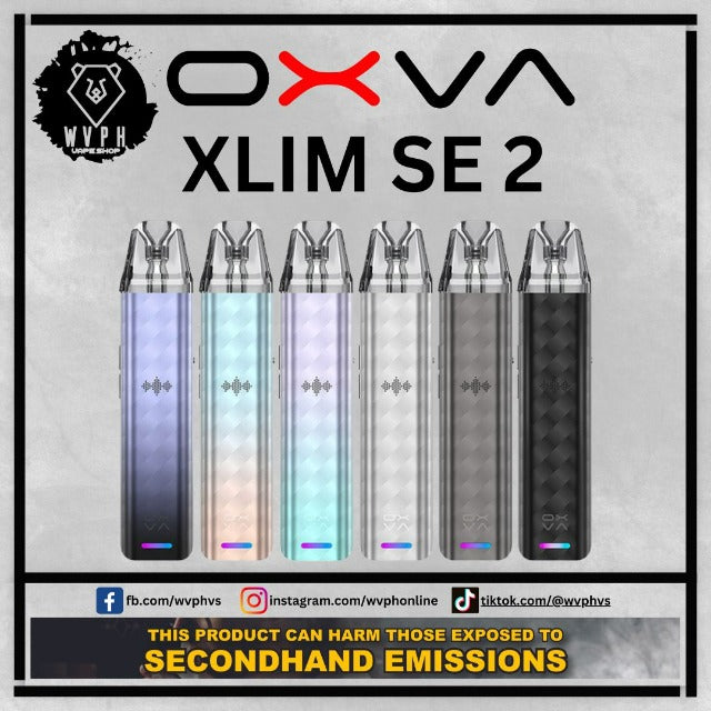 oxva xlim se 2 kit, oxva xlim voice edition, exva xlim se 2 front side, oxva xlim new