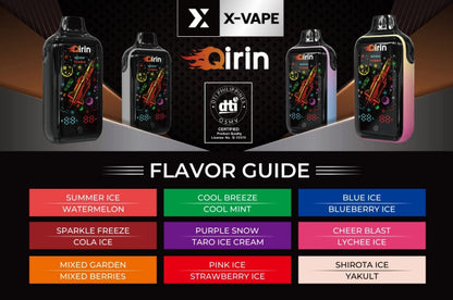 xvape, qirin, qirin xvape, qirin flavor