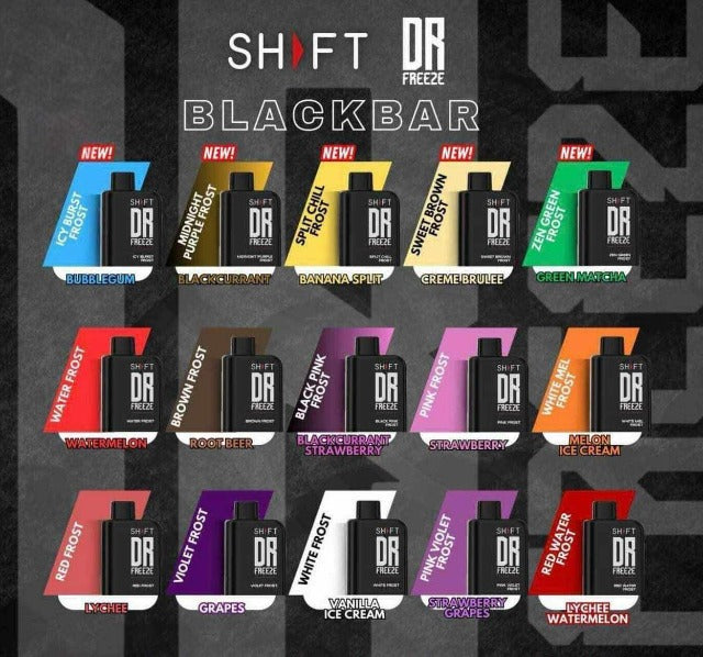 shft dr freeze, Shft vape, shft international, shft flavors, shft elite, shft disposable