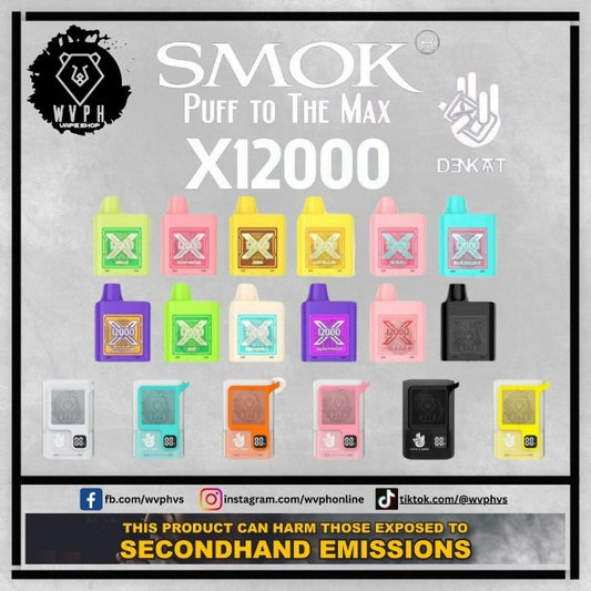 smok 12k puffs, smok x12000, smok x denkat, smok disposable vape, smok disposable pod, smok front side, smok disposable close-up, smok disposable near me, smok shopee, smok lazada, smok vape