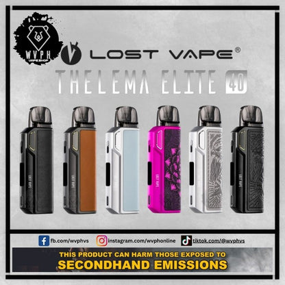 Lost vape thelema elite 40, thelema vape, thelema elite 40 front side, thelema elite 40 close-up, thelema elite 40 near me