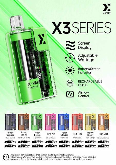 X Vape XVape X3 10000 Puffs – WVPH VS