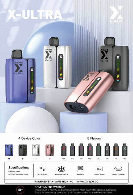 X-Vape Ultra / XVape X-Ultra 10000 puffs WVPH VS X-Vape Ultra / XVape X-Ultra 10000 puffs WVPH VS