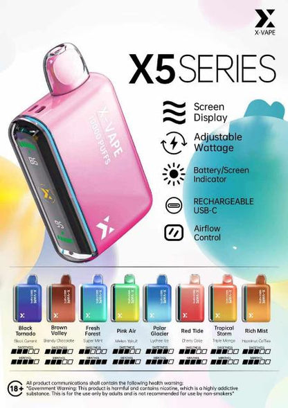 xvape, x-vape, x vape flavors